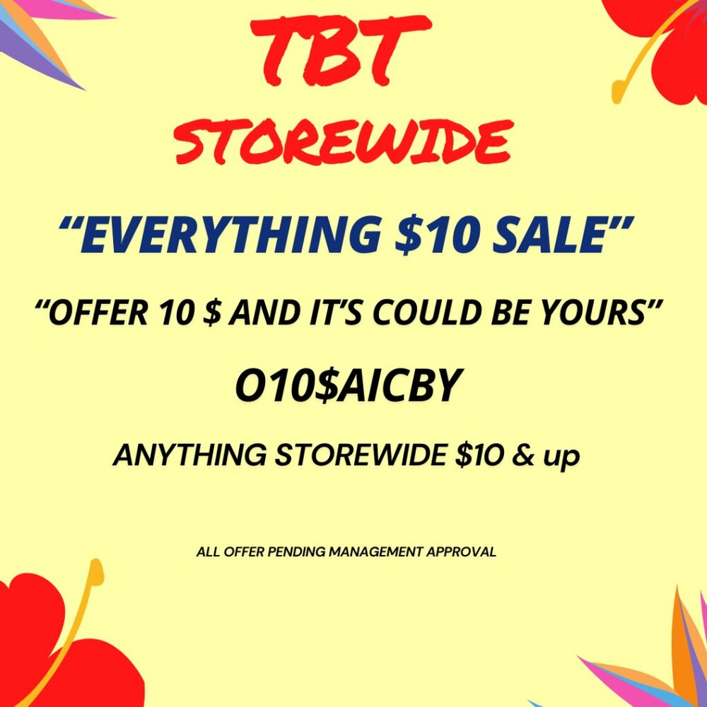 $10 STOREWIDE SALE